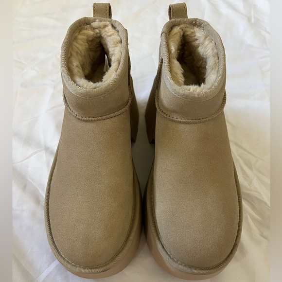 UGG Classic Ultra Mini New Heights Platform Boots - Picture 11 of 12